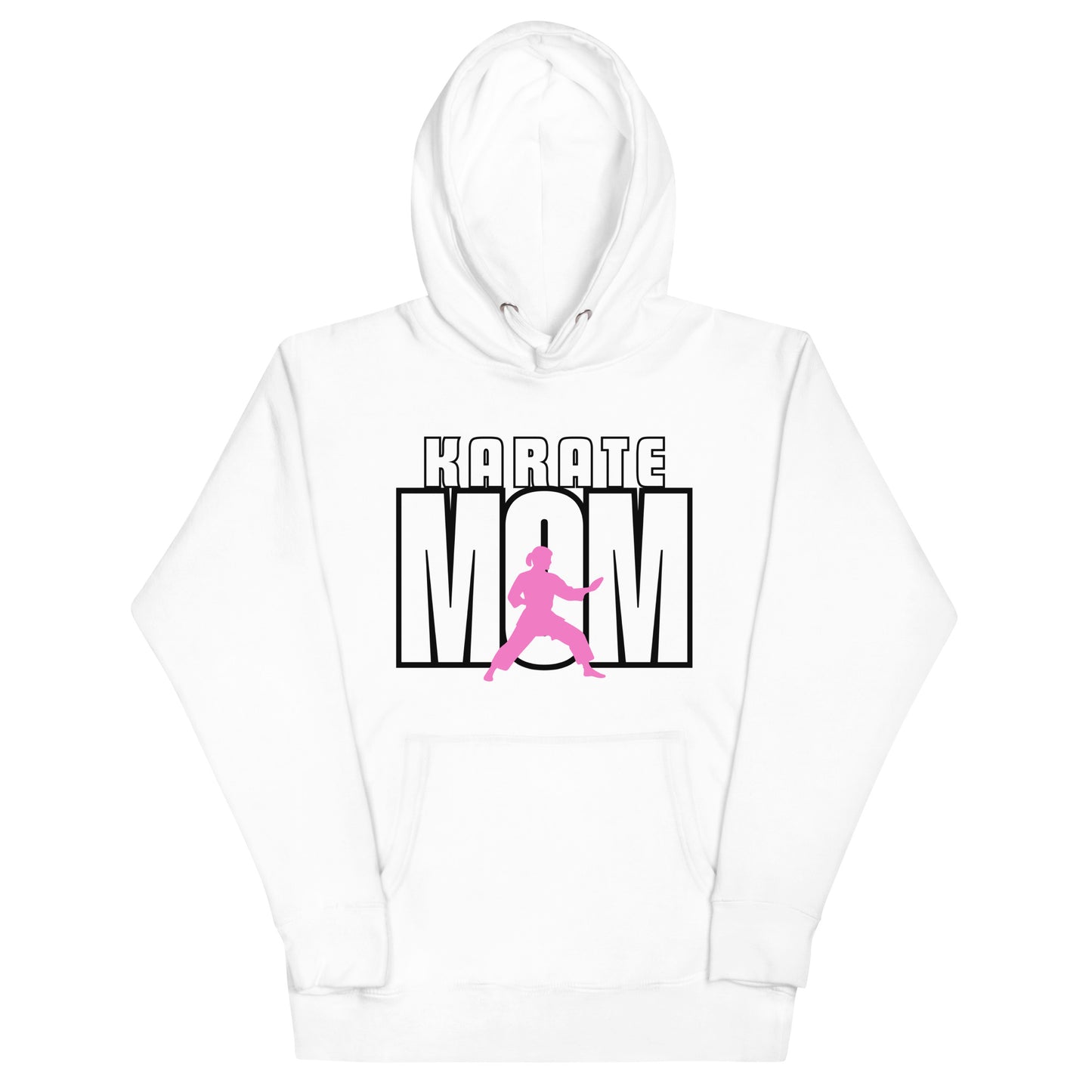 Karate Mom Hoodie – White