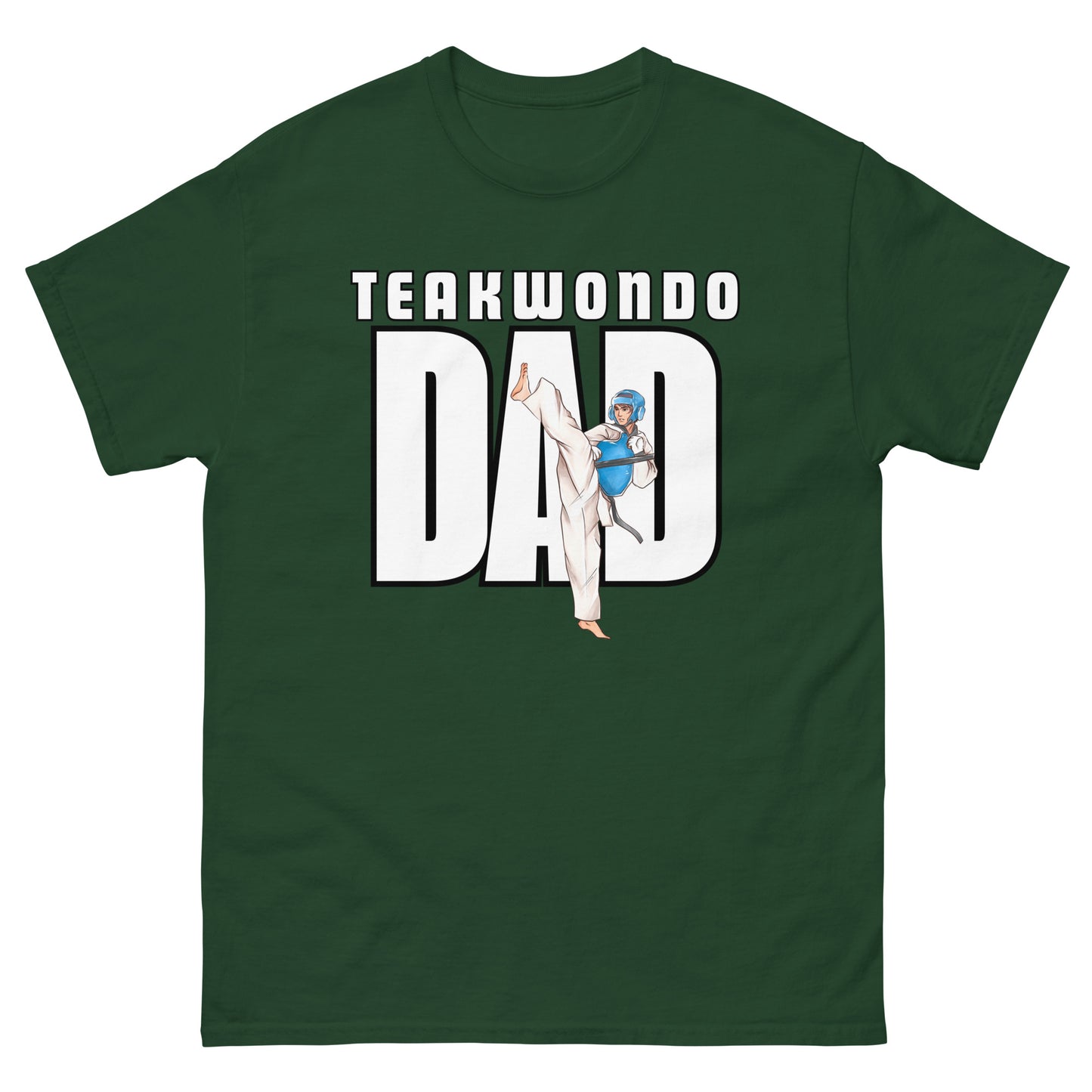 Taekwondo Dad unisex-classic-tee-forest-green