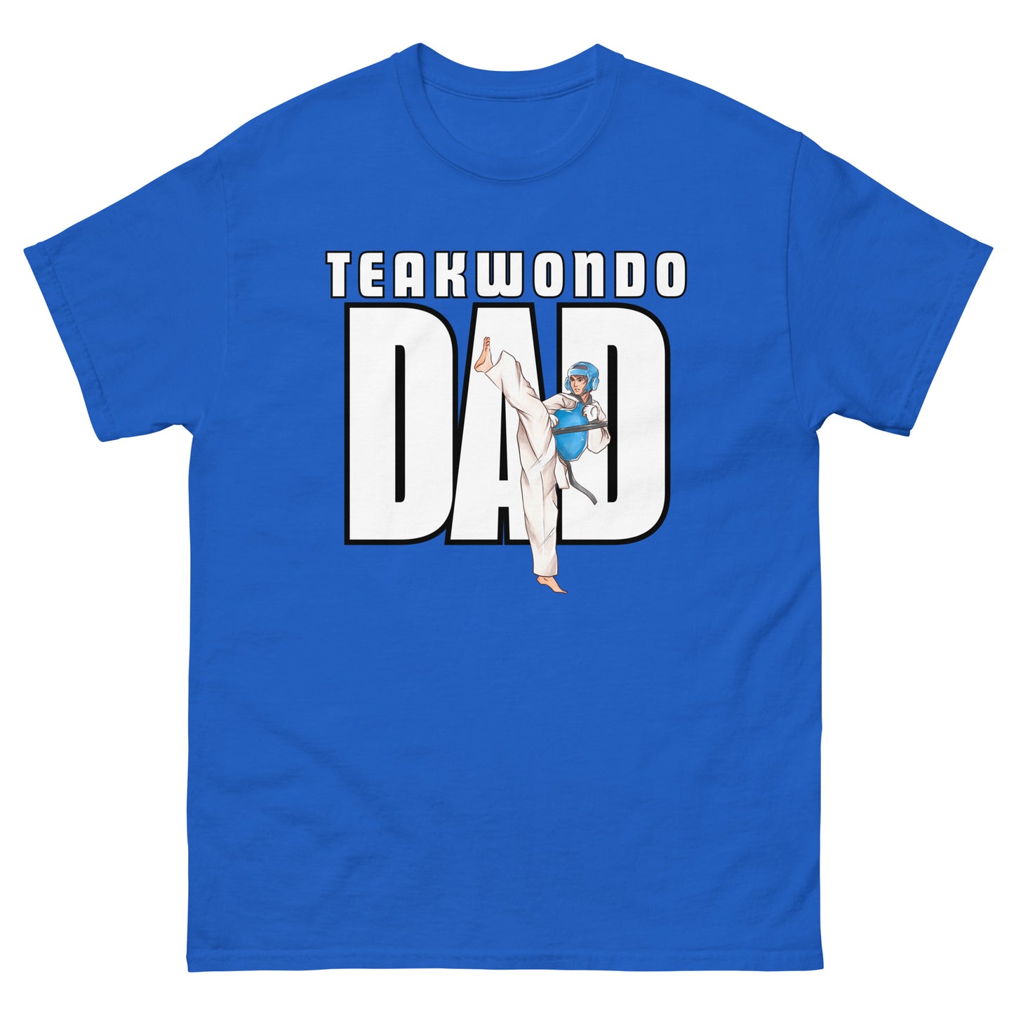 Taekwondo_Dad_unisex-classic-tee-dark-chocolate