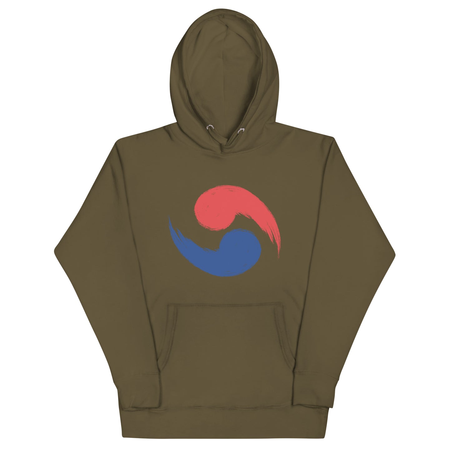 Taekwondo Red Blue Yin-Yang Hoodie 