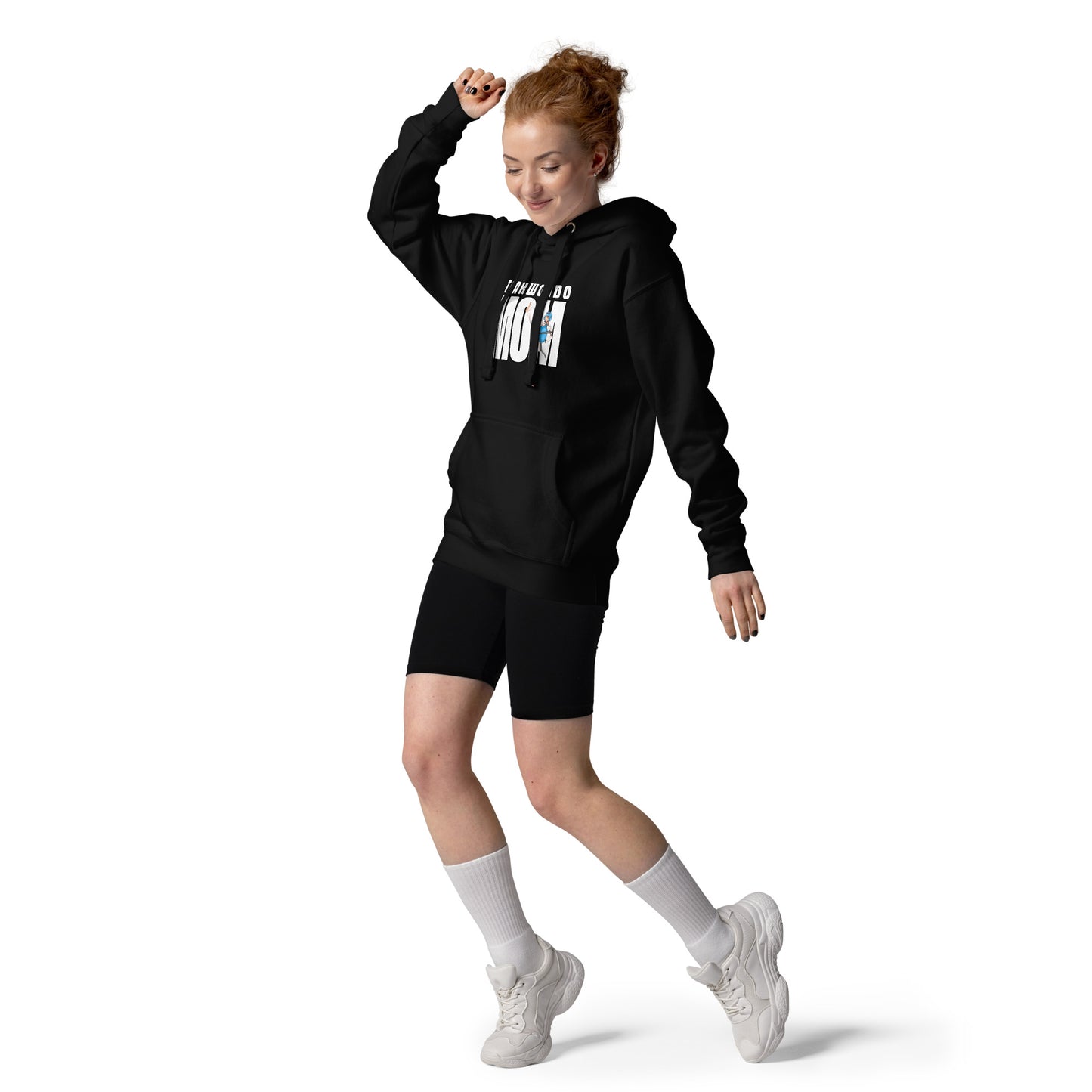 Taekwondo Mom black Hoodie 