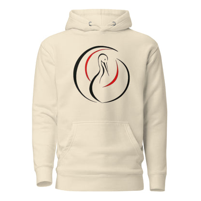 Sansei Goju-Ryu martial arts hoodie with Japanese karate-inspired design, premium unisex fit by FitKickor. bone