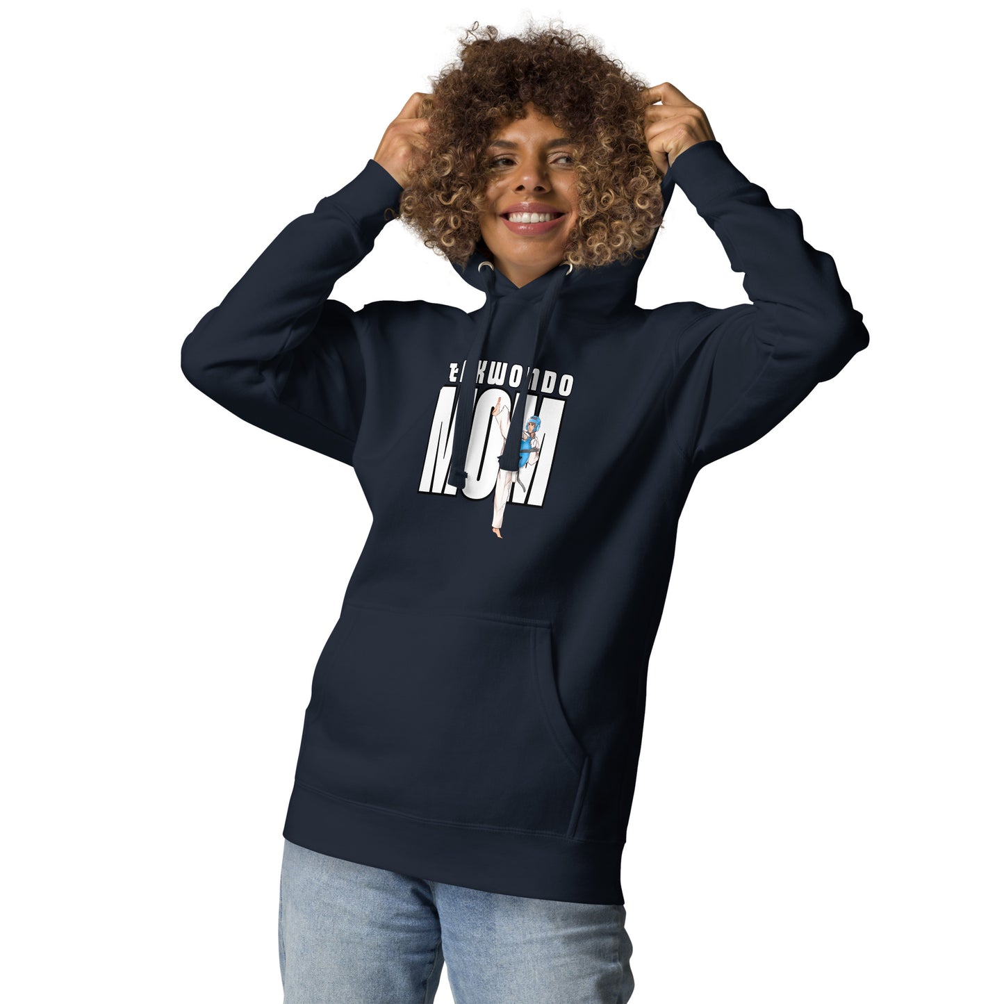 Taekwondo Mom Hoodie – Navy Blazer