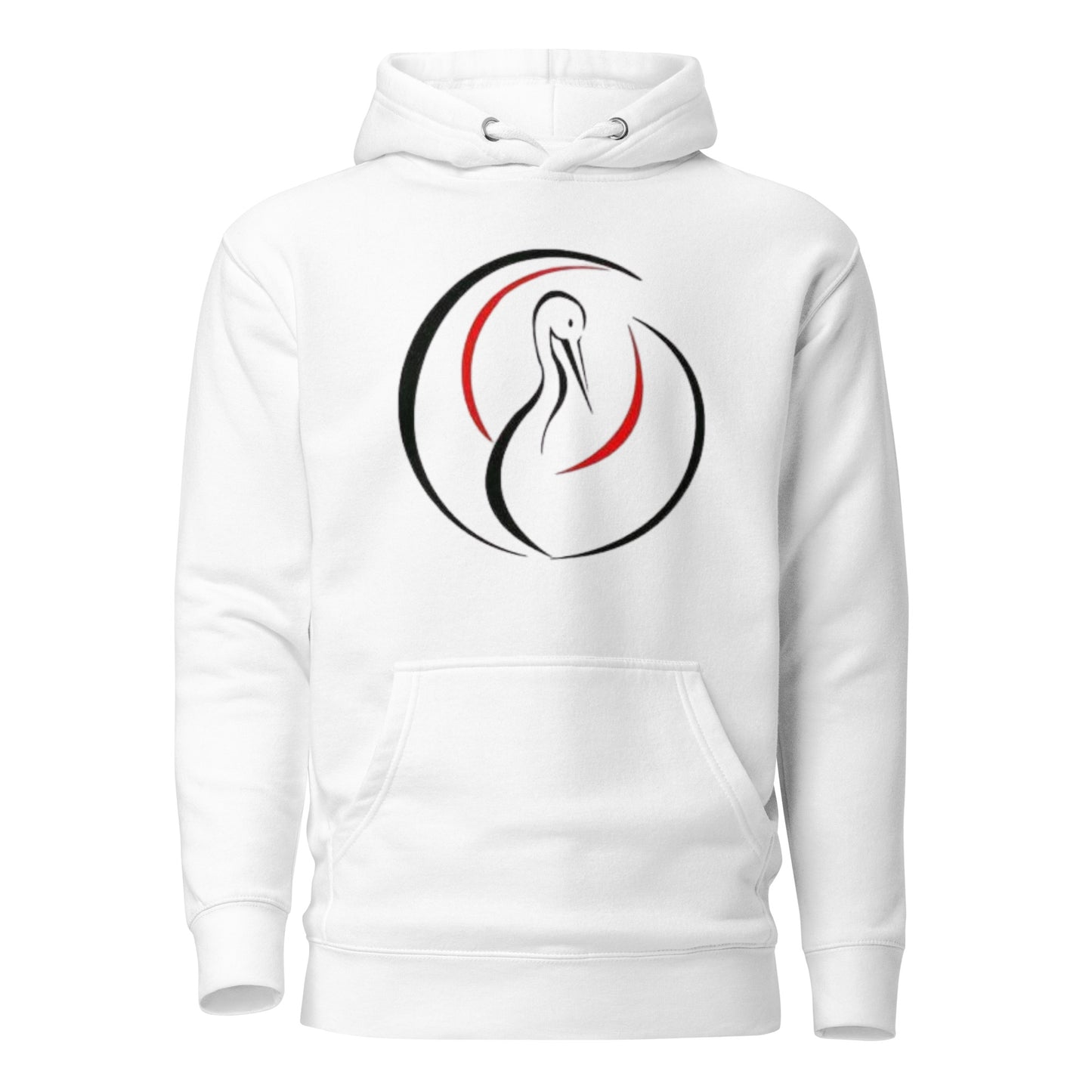 Sansei Goju-Ryu martial arts hoodie color white with Japanese karate-inspired design, premium unisex fit by FitKickor.