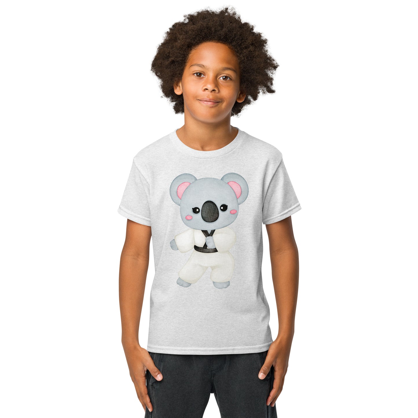 Koala Taekwondo Youth T-Shirt ash