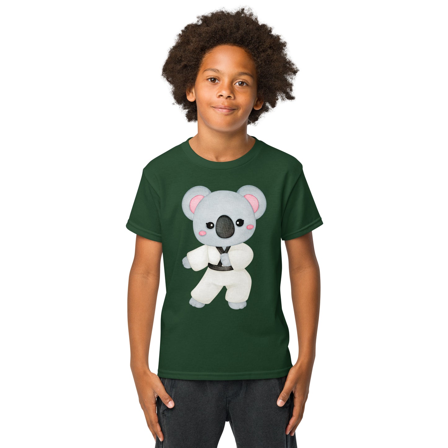 Koala Taekwondo Youth T-Shirt Green