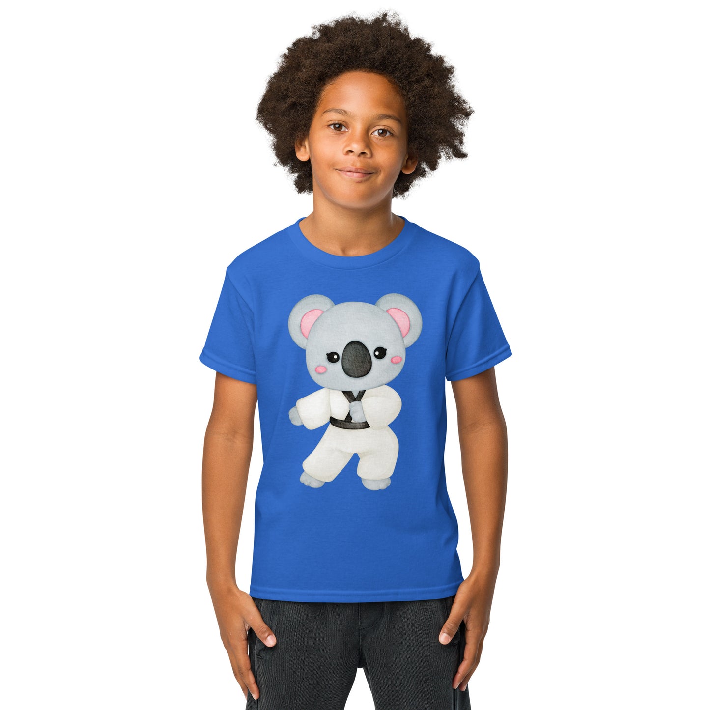 Koala Taekwondo Youth T-Shirt Royal